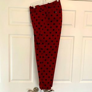 Polka dot pants